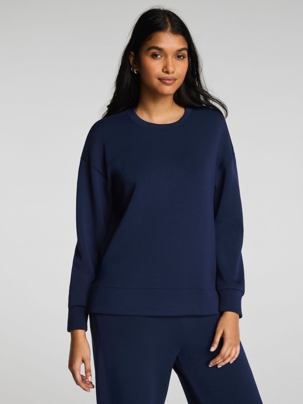 SPANX Navy Blue Air Essentials® Crewneck Tunic